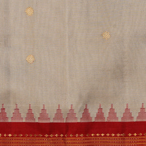 Gadwal Silk Light Grey Saree