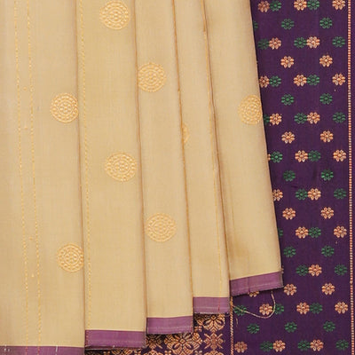 Gadwal Silk Classy Beige Saree