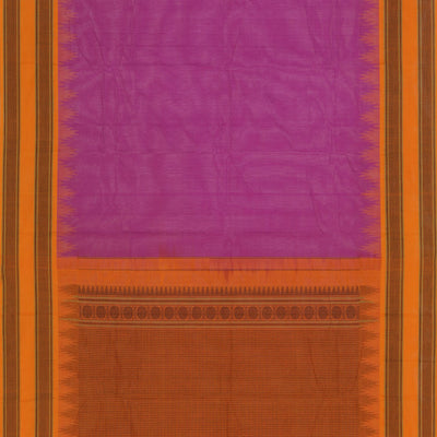 Kanchi Cotton Violet Saree