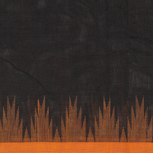 Kanchi Cotton Black Saree