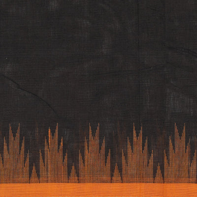 Kanchi Cotton Black Saree