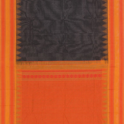 Kanchi Cotton Black Saree