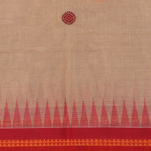 Kanchi Cotton Beige Saree