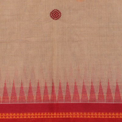 Kanchi Cotton Beige Saree
