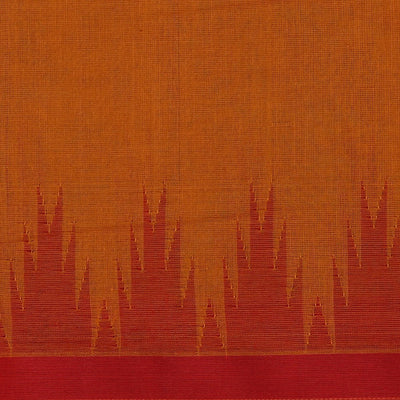 Kanchi Cotton Mustard Saree