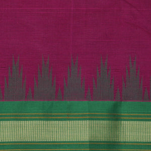 Kanchi Cotton Violet Saree