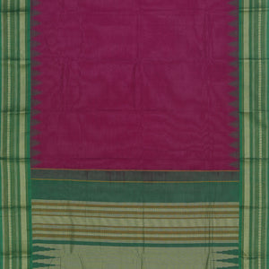 Kanchi Cotton Violet Saree