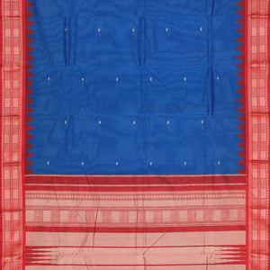 Kanchi Cotton Blue Saree