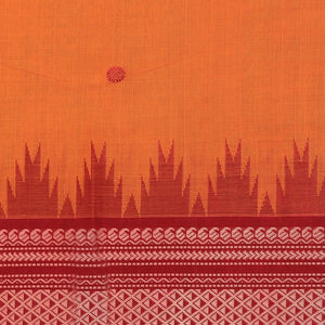 Kanchi Cotton Mustard Saree