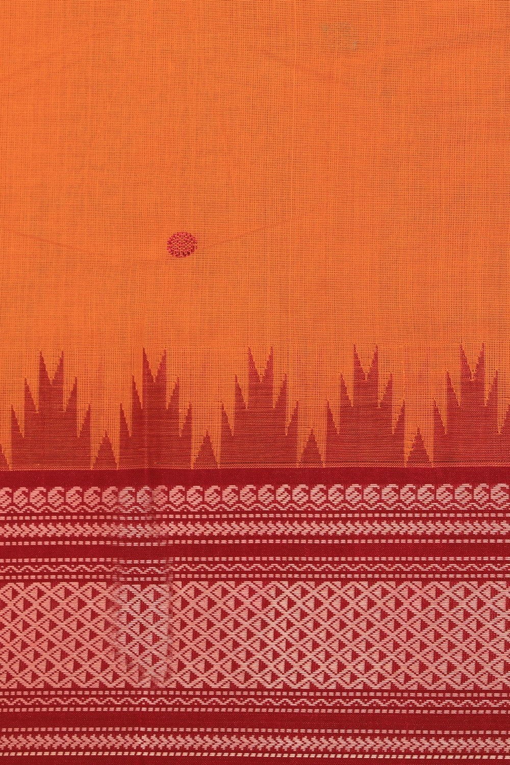 Kanchi Cotton Mustard Saree