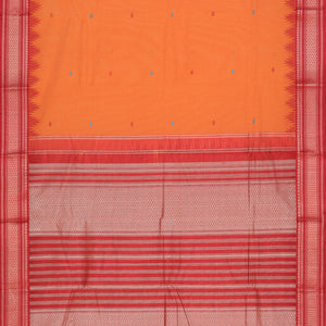 Kanchi Cotton Mustard Saree