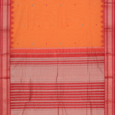 Kanchi Cotton Mustard Saree