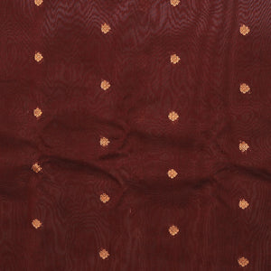 Gadwal Cotton Silk Maroon Saree
