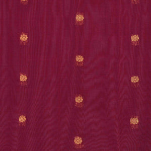 Gadwal Cotton Silk Plum Pink Saree