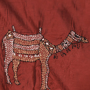 Jaipur Cotton Rust Maroon Dupatta