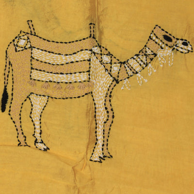 Jaipur Cotton Yellow Dupatta