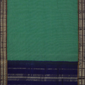 Gadwal Cotton Green Saree
