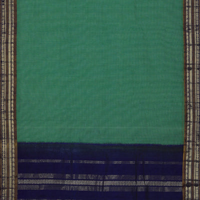 Gadwal Cotton Green Saree