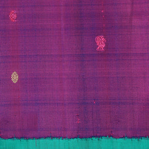 Gadwal Silk Violet Saree