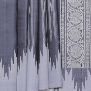 Gadwal Silk Grey Saree