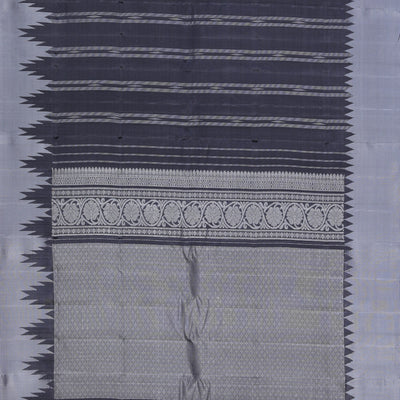 Gadwal Silk Grey Saree