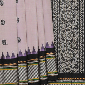 Gadwal Silk Lavender Purple Saree