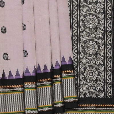 Gadwal Silk Lavender Purple Saree