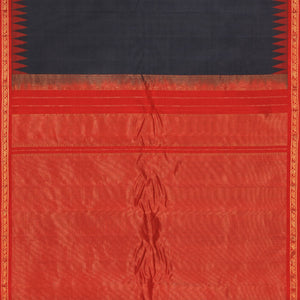 Gadwal Cotton Silk Grey Saree