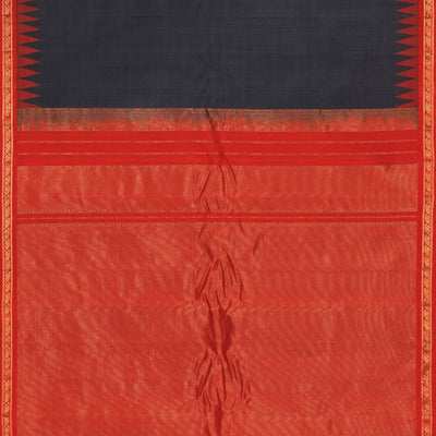 Gadwal Cotton Silk Grey Saree