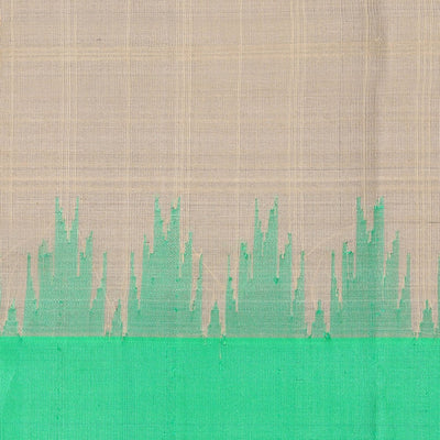 Gadwal Cotton Silk Beige Saree