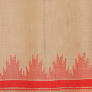 Gadwal Cotton Silk Classy Beige Saree
