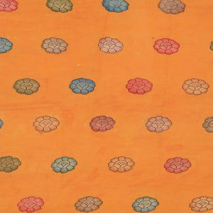 Kalamkari Hand-Painted Pink Saree