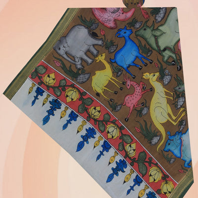 Kalamkari Printed Dupatta