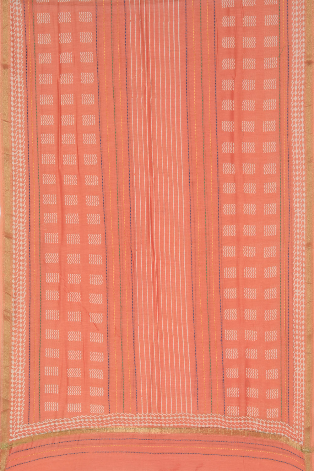Cotton Silk Unstitched Suit With Dupatta (3 Pcs Set)