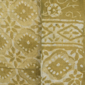 Cotton Silk Unstitched Suit With Dupatta (3 Pcs Set)