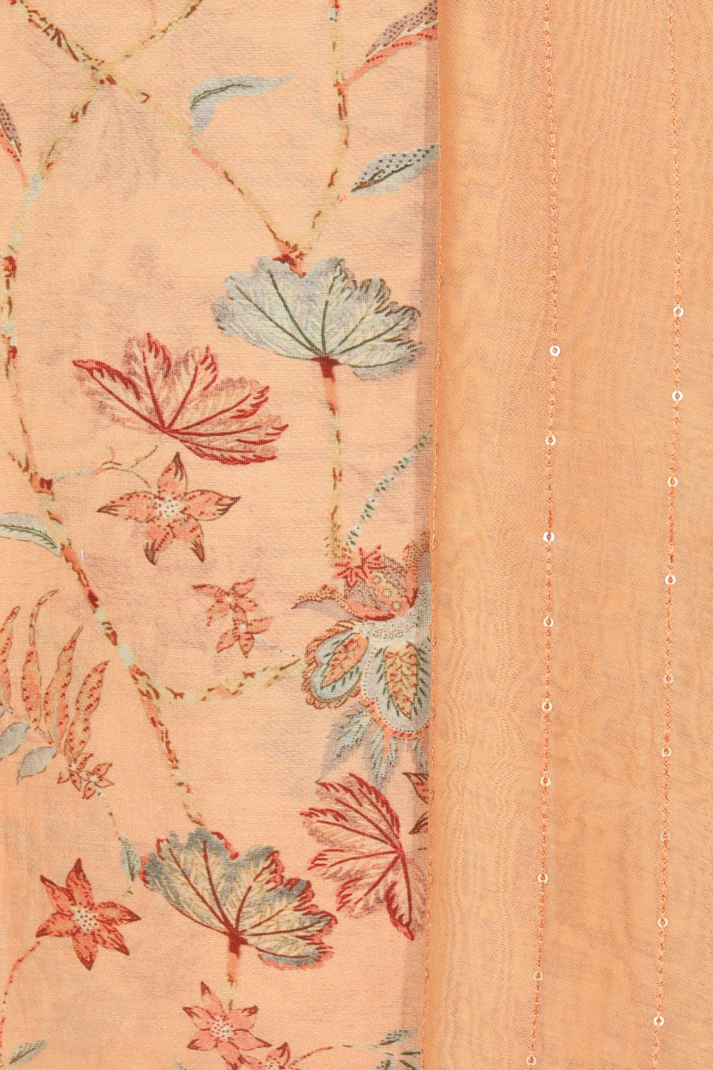 Cotton Silk Unstitched Suit With Dupatta (3 Pcs Set)