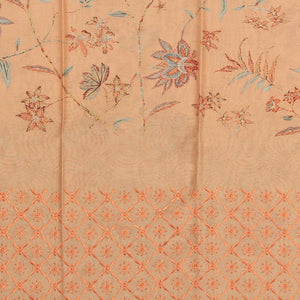 Cotton Silk Unstitched Suit With Dupatta (3 Pcs Set)