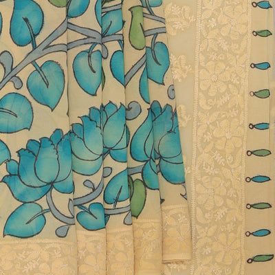 Georgette Kalamkari Saree