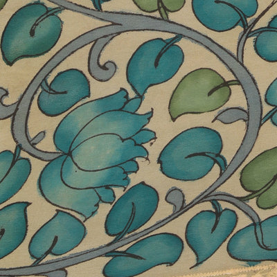Georgette Kalamkari Saree