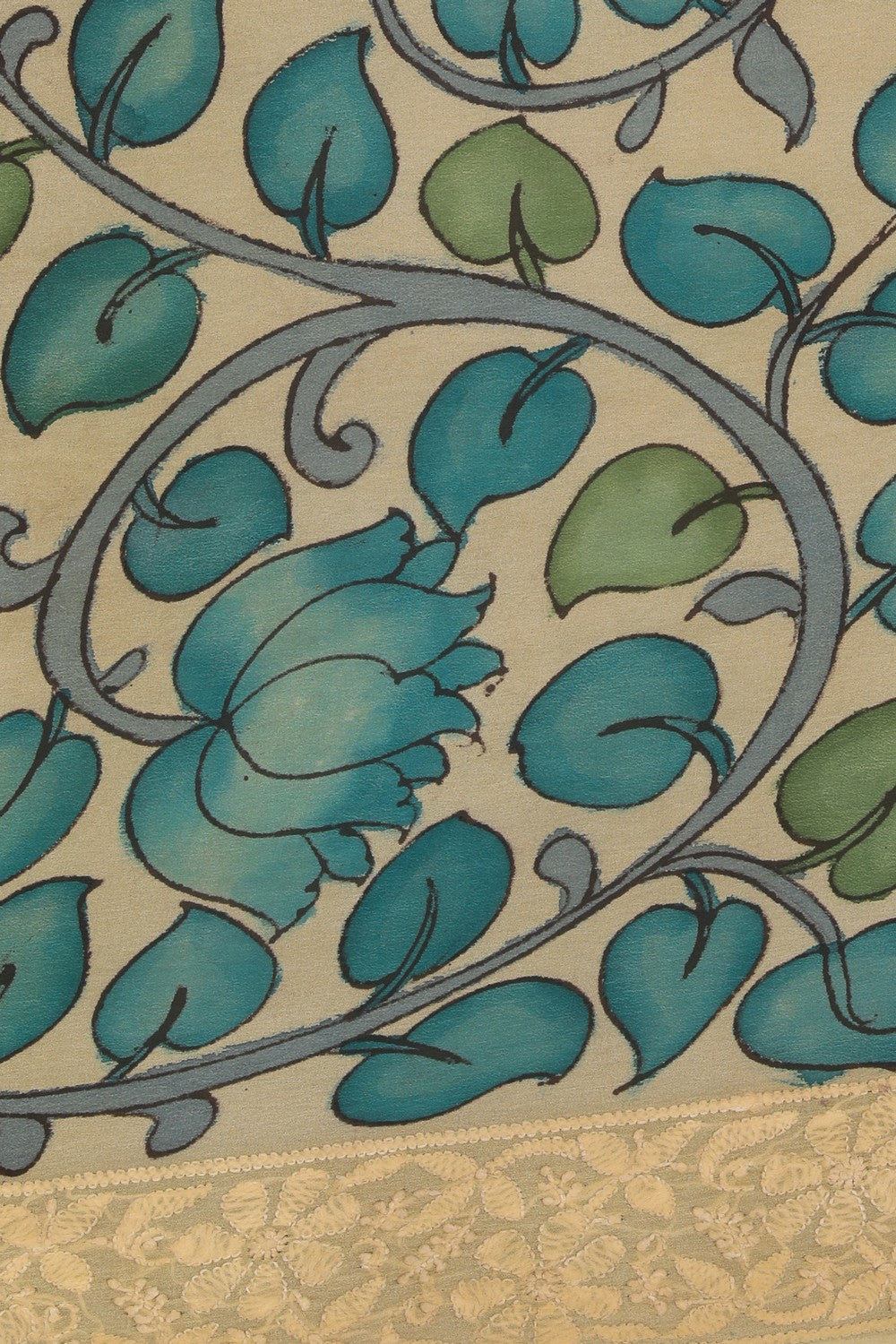 Georgette Kalamkari Saree