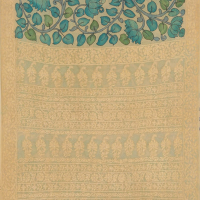 Georgette Kalamkari Saree
