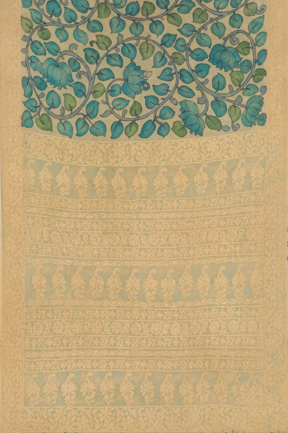 Georgette Kalamkari Saree