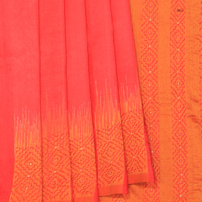 Dupion Silk Kantha Stitch Saree