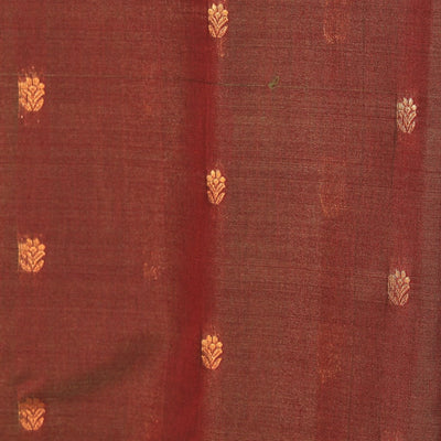 Gadwal Cotton Silk Leaf Green Saree