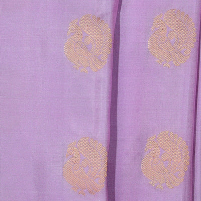 Gadwal Silk Lavender Purple Saree