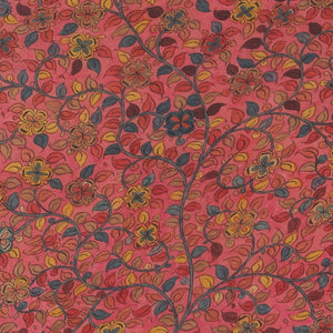 Kalamkari Hand-Painted Crepe Silk Saree