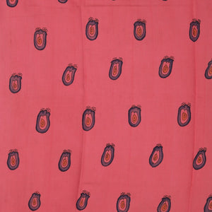 Kalamkari Hand-Painted Tussar Silk Saree
