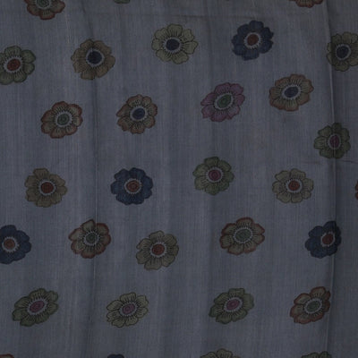 Kalamkari Hand-Painted Tussar Silk Saree