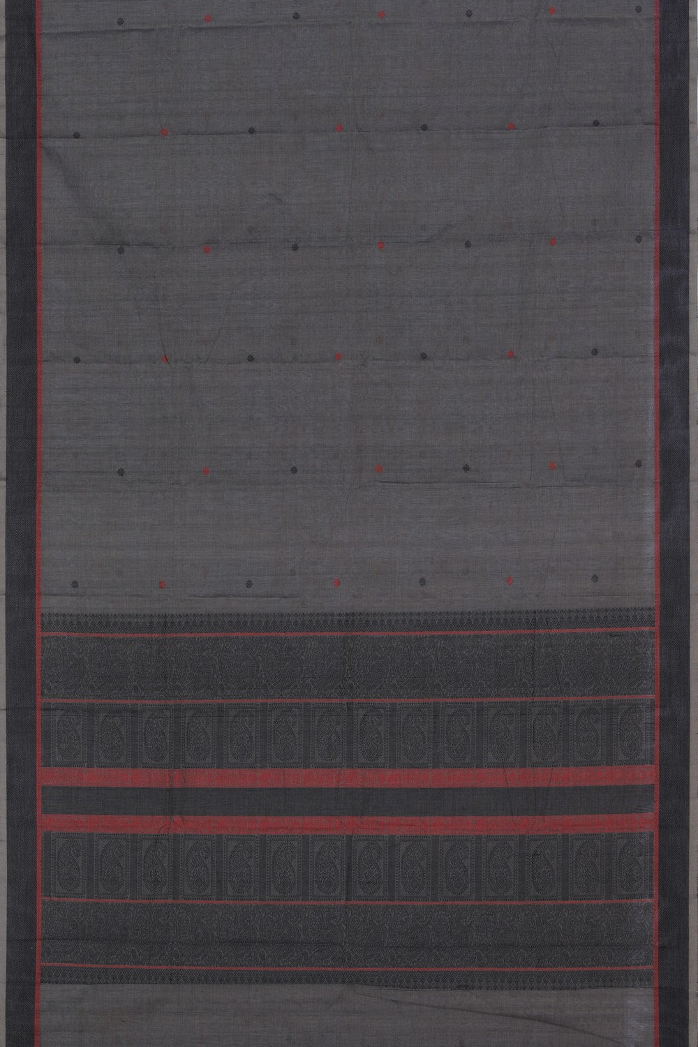 Kanchi Cotton Grey Saree