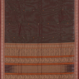 Kanchi Cotton Green Saree